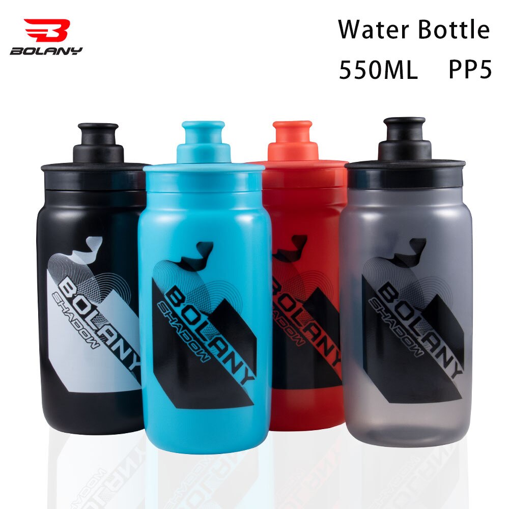 Bolany Bicycle Water Bottle Sports 550ML Leakproof Fitness Bottle PP5 Portable Outdoor MTB Mountain Bike Kettle bike Equipment