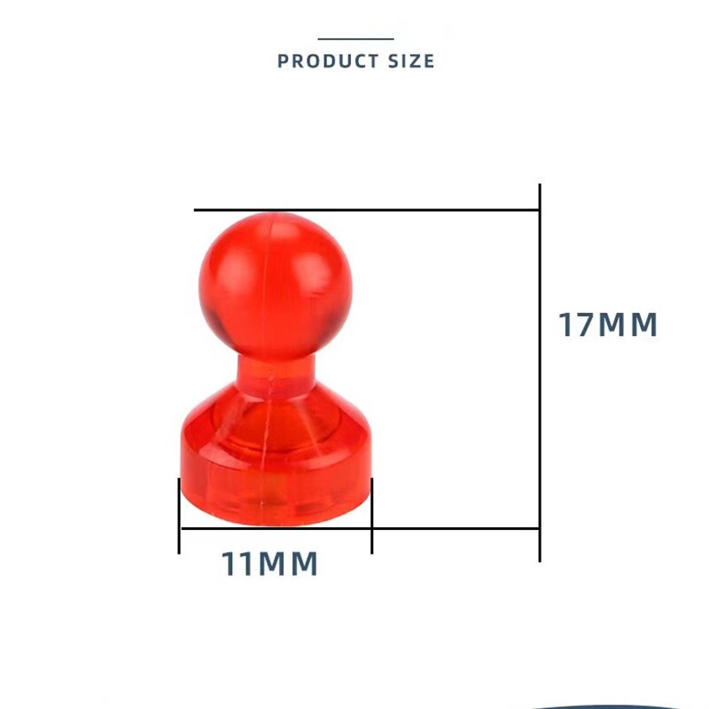 50 stk push pin magneter tommelfingerstifter stærke neodym magneter kegler køleskab whiteboard magneter kontor hjemmeværktøj 7 farver magnet