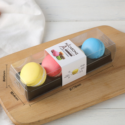 50 sets doorzichtige pvc mousse cake dozen macarons verpakking bal bruiloft cupcake dozen babyshower verjaardag feestdecoratie: A  4 granen