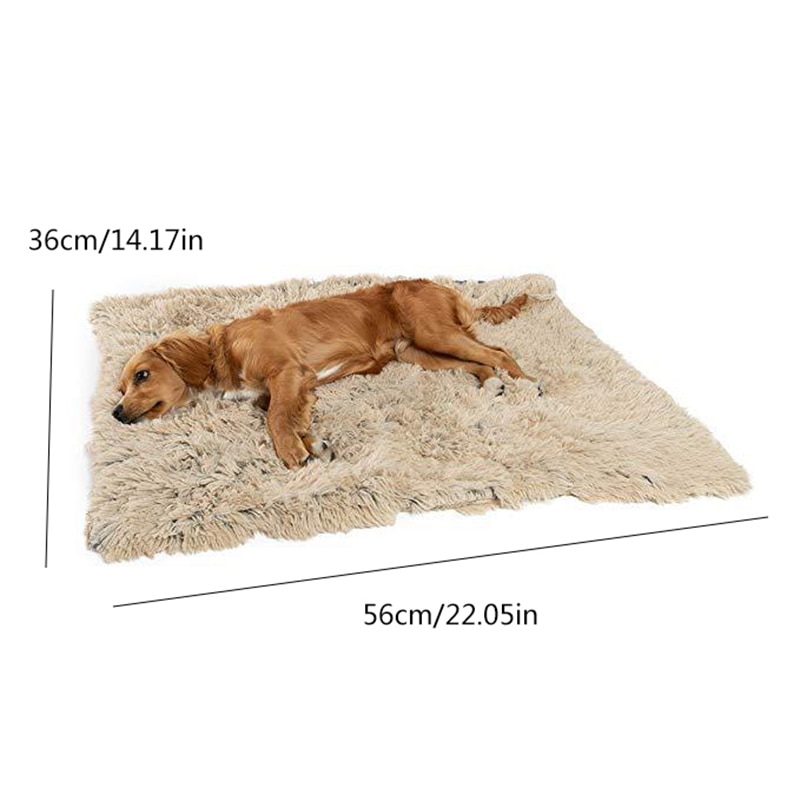 Pluizige Lange Pluche Hond Deken Mat Winter Hond Bed Mat Pet Kussen Soft Warm Puppy Kat Slapen Deken voor kleine Grote Honden