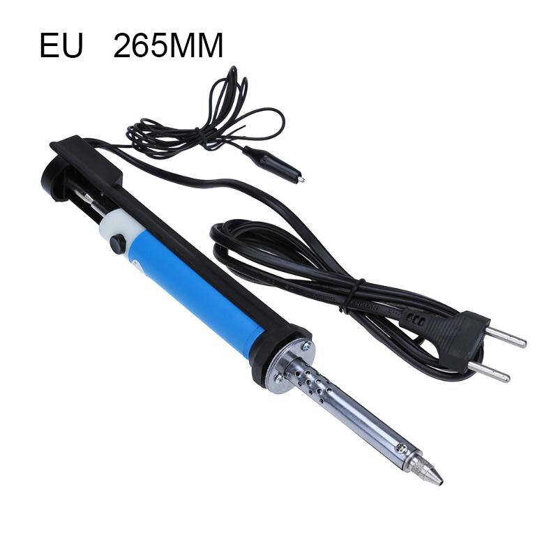 Electrician All aluminum Suction Device Desoldering Pump Black/Blue/Gold Remover Suction Removal Device Hand Welding Tools: eu blue