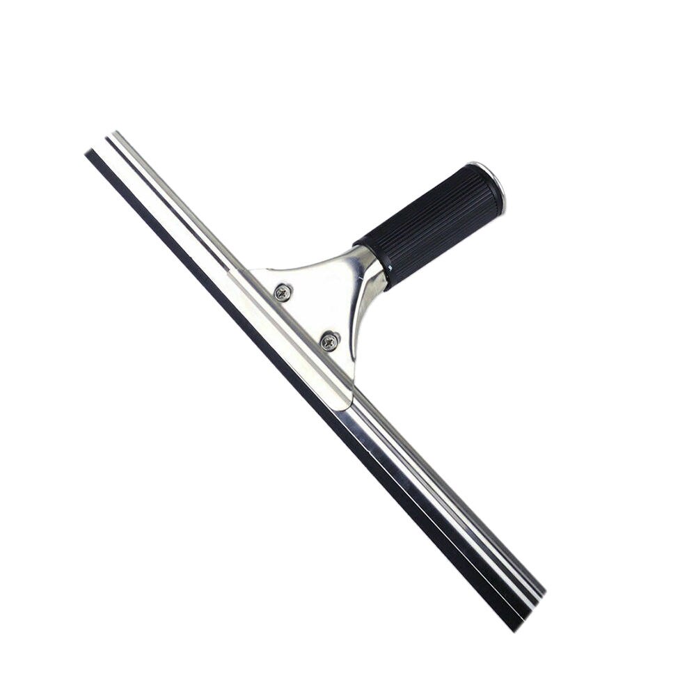 Stainless Steel Glass Window Wiper Bathroom Shower Window Glass Cleaner Home Cleaning Tools: 25cm