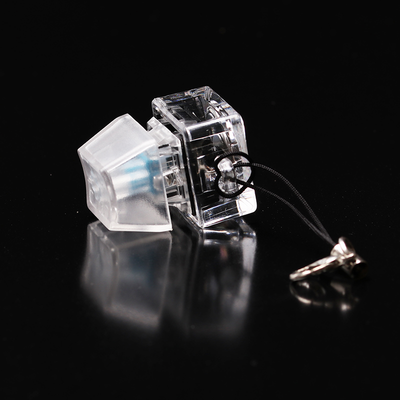 Cherry MX Switch Keycaps LED Blue Backlit Tester Translucent Key Caps For Mechanical Keyboard Testing Tool Translucent Keychain
