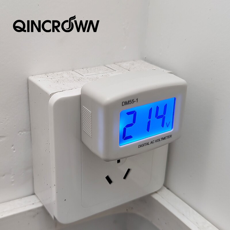 Digitale Voltmeter Ac 80-300V Us Plug Volt Meter Socket Voltage Tester Lcd Display Voltage Meter