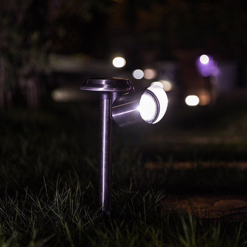 Edelstahl LED Solar- Weg Lampen Lichter Ich bin Freien Wasserdichte Solar- Garten Rasen Lampen für Garten Landschaft Gehweg Licht