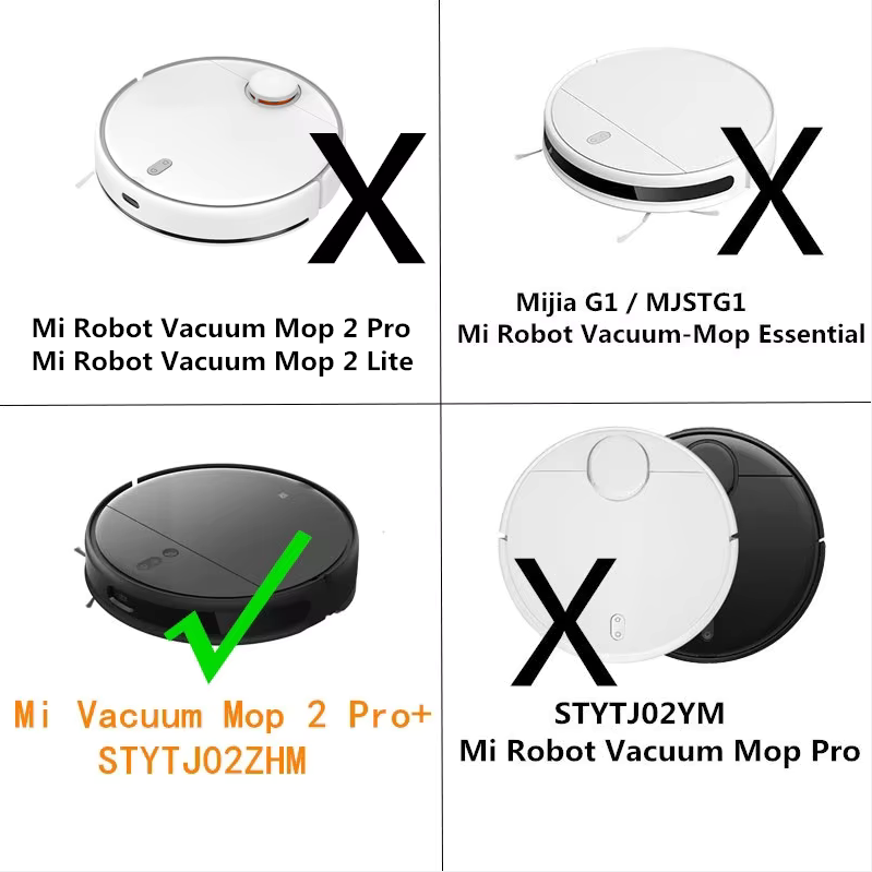 Voor Xiaomi Mi Robot Vacuüm-Mop 2 Pro + Robotic Cleaner STYTJ02ZHM Accessoires Belangrijkste Roller Side Brush Hepa Filter mop Rag Onderdelen