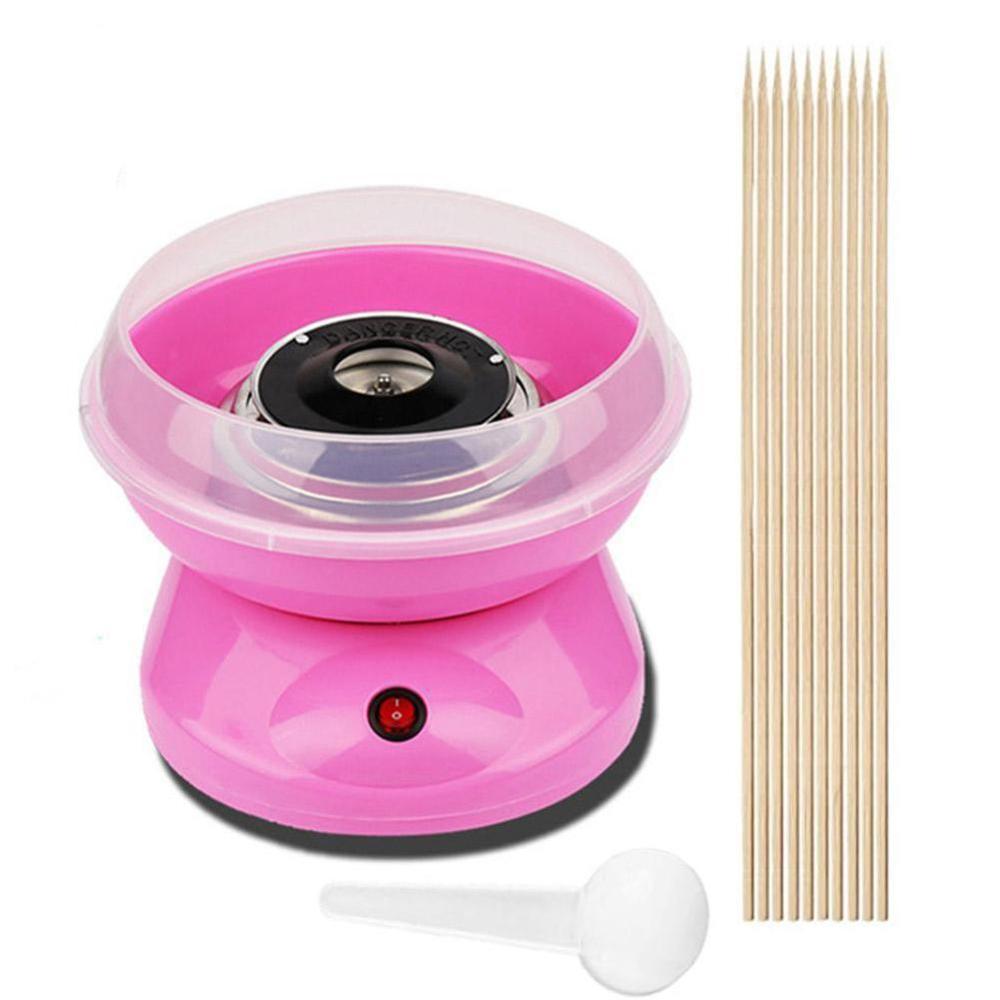 220V UK Electric DIY Sweet Cotton Candy Mini Portable Marshmallow Cotton Kids Machine Sugar Fairy Floss A3N0