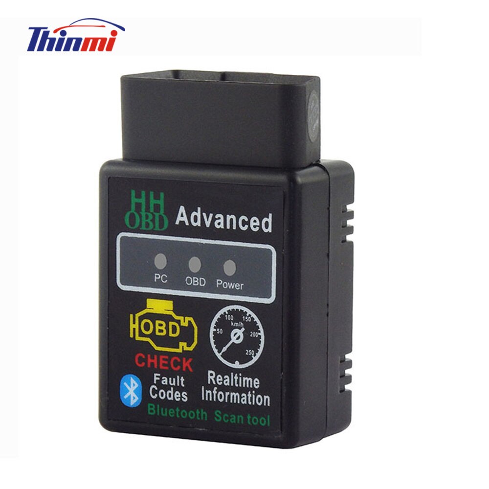 Obd2 2 obd2 elm327 v1.5 bluetooth can bus check engine outil de diagnostic automatique pour voiture adaptateur d'interface pour pc android