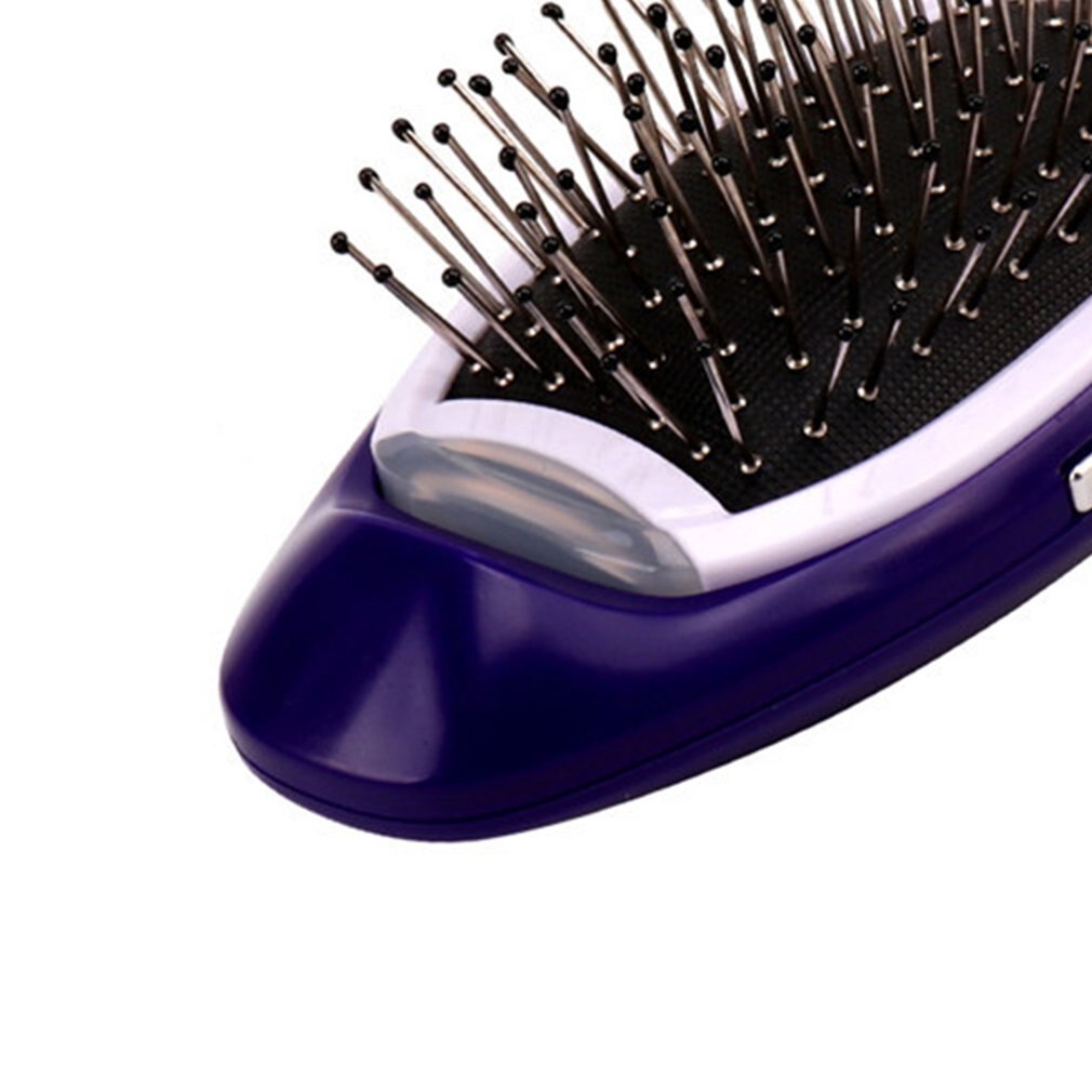 Peine alisador de cabello de iones negativos portátil, antiestático, cepillo eléctrico iónico, peine de peluquería