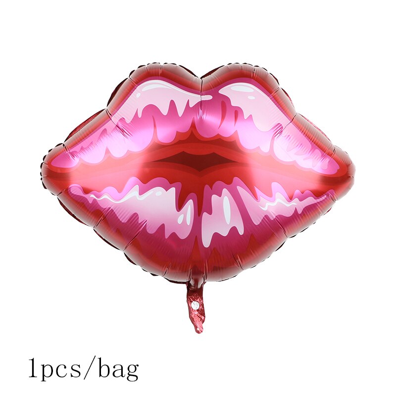 1Lot Grote Rode Lippen Folie Ballon Lip Roze Hart Helium Balaos Bruiloft valentijnsdag Decoratie Liefde Thema Party Paar levert: lip