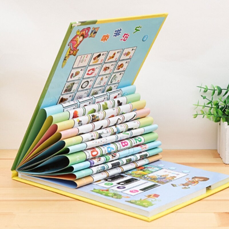 Child Kids English Chinese Learning Machine Early Education Intelligence Puzzle Storybook Point Reading Bilingual Book