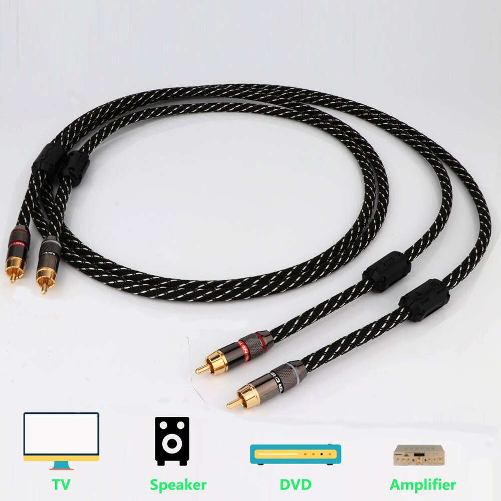 Hifi Stereo Paar Rca Kabel High-Performance Premium Hi-Fi Audio 2rca Om 2rca Interconnect Kabel: Monster / 1.5m