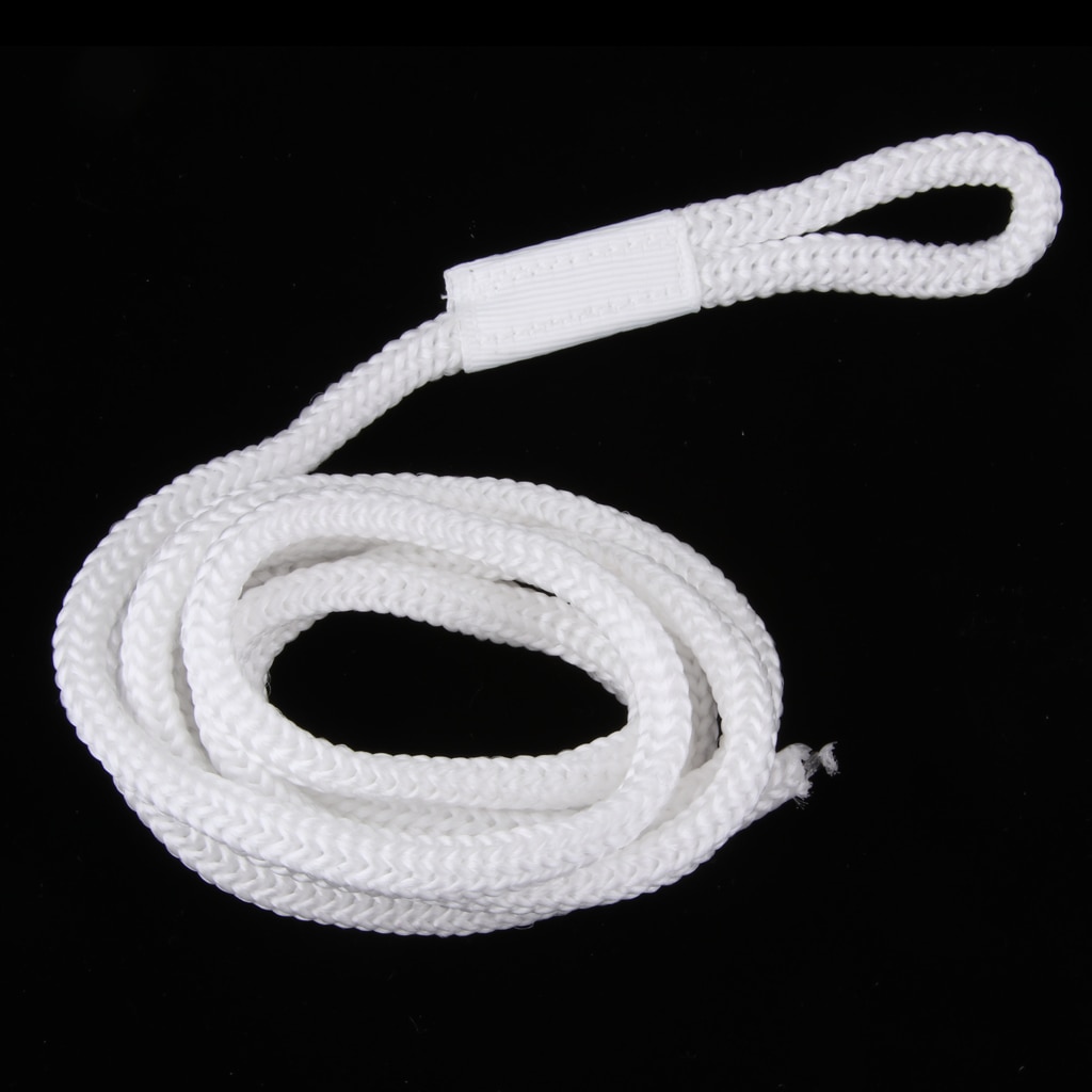 Boat Docking Bumper Line 1/4'' X 5' White Braided Marine Rope