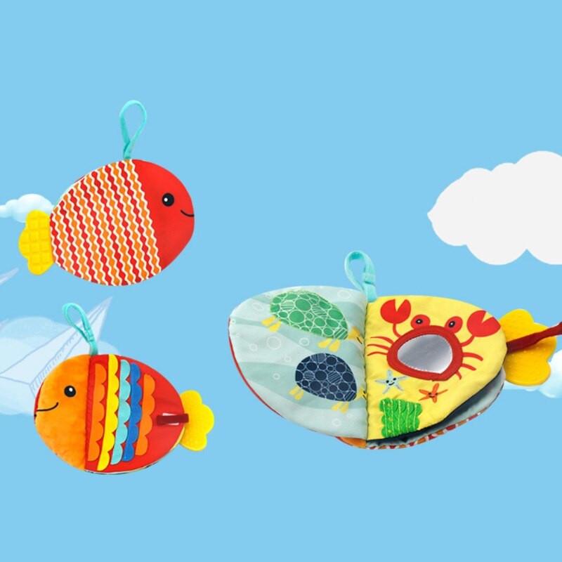 Small Fish Cloth Book Cartoon Sea Animals Baby Early Education