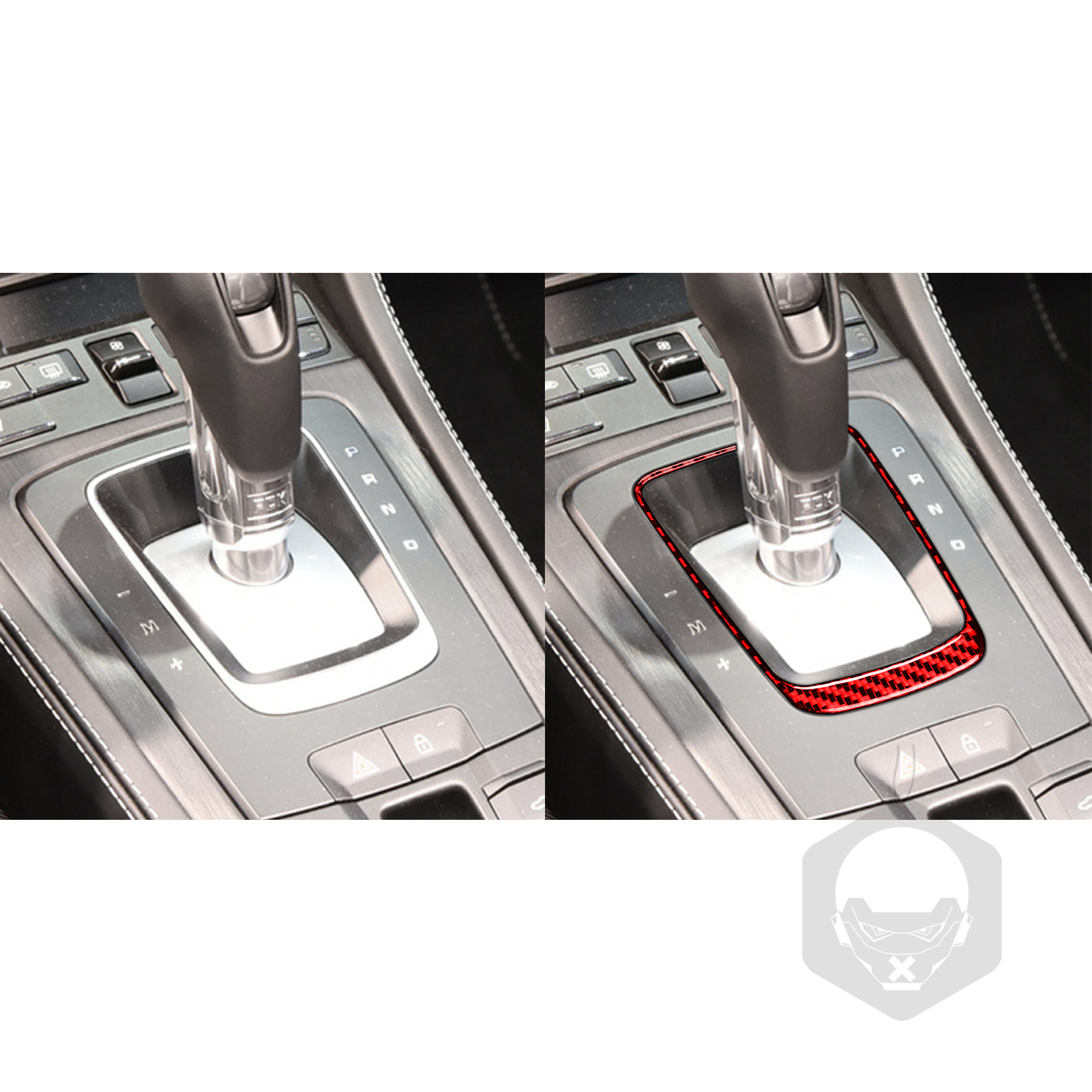 Voor Porsche Boxster Cayman 718 982 -2022 Auto Versnellingsbak Frame Trim Sticker Carbon Fiber Interieur Auto Accessoires