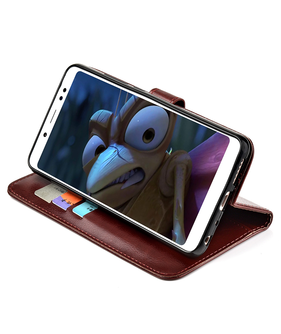 Funda de cuero con tapa de lujo para Huawei Honor 7A Pro, funda trasera para Huawei Honor 7 A Pro