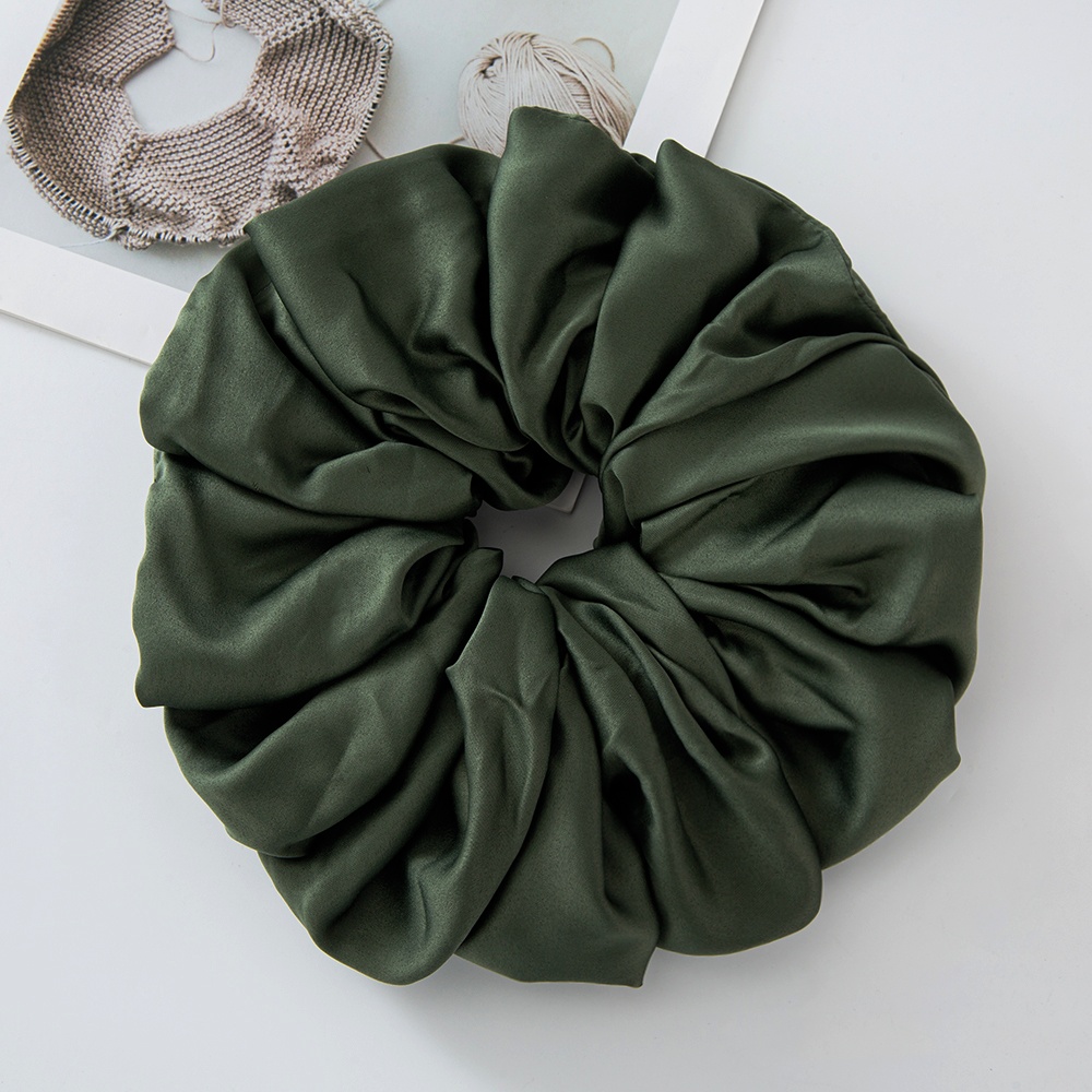 Grandes scrunchies de cetim oversized jumbo scrunchy dormir gigante muçulmano elástico volumizing puro costura laço de cabelo scrunchie: Camuflagem do deserto