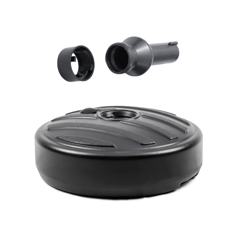 Umbrella Base Outdoor Garden Beach Parasol Umbrella Base Stand With Water Or Sand Fill Black