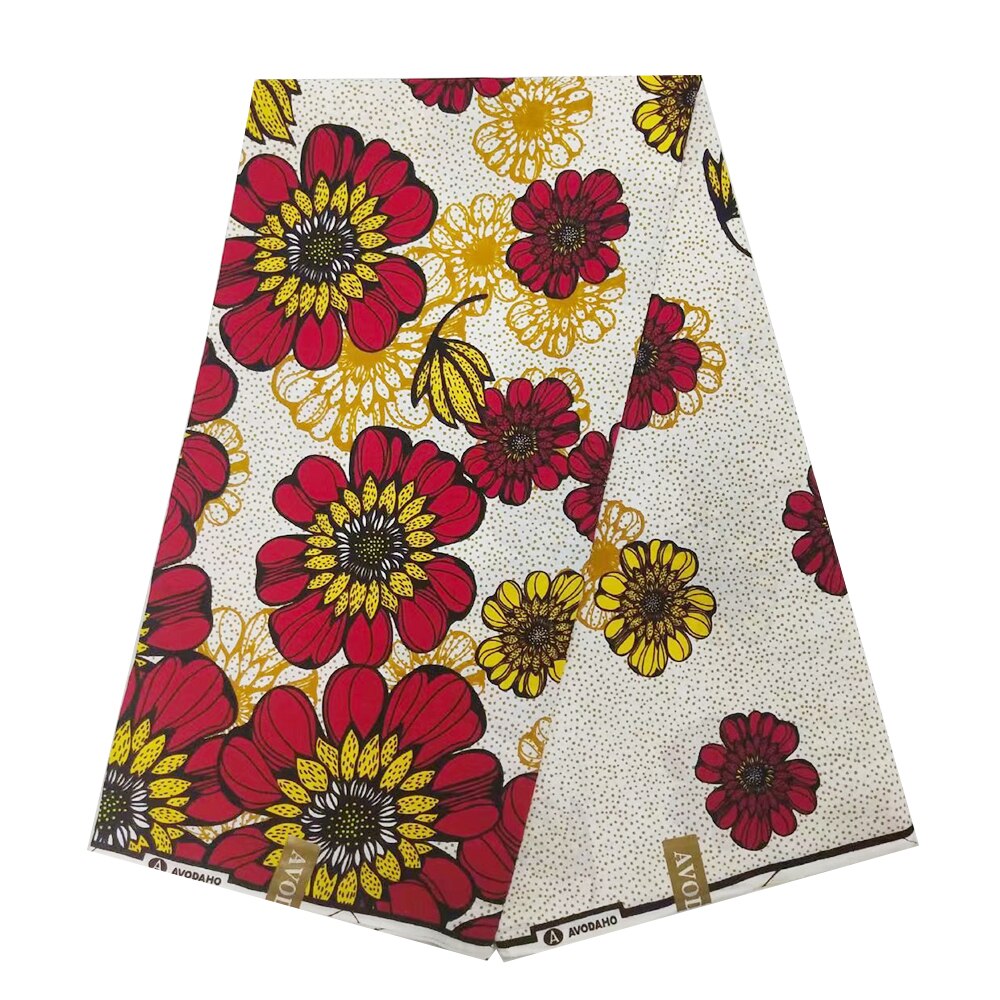 Afrikanische Wachs Stoff Wahre Echt Wachs 100% Baumwolle Block Drucken ankara Nigerian Wachs Stoffe für Kleid Pange 11,11 Preis: NNW-0009