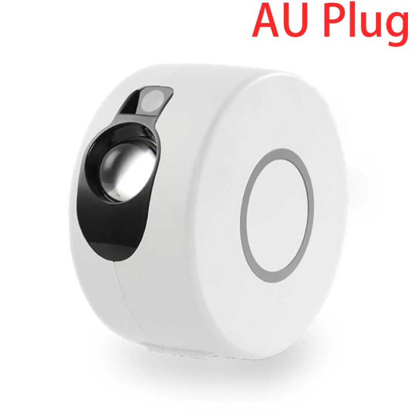 Galaxy Starry Sky Projector Rotating Water Waving Night Light LED Colorful Nebula Cloud Lamp With Remote Control For Kids: AU white