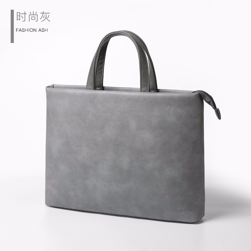 frauen Laptop Hülse Handtasche Für Macbook Air Wasserdichte Crossbody Computer Tasche Geeignet Für Alle Arten Für DELL Mac Buch HP: Gray / Fit 15-16inch laptop