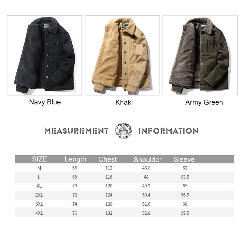 NANCY telo-Chaqueta térmica de lana para hombre, tejido cálido de algodón para acampar y hacer senderismo, a la , para exteriores, a prueba de viento, Invierno