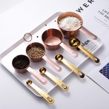 Full Stainless Steel Measuring Cup Spoon Kitchen Baking Cooking Tool Set US Standard Notation Kitchen Tools