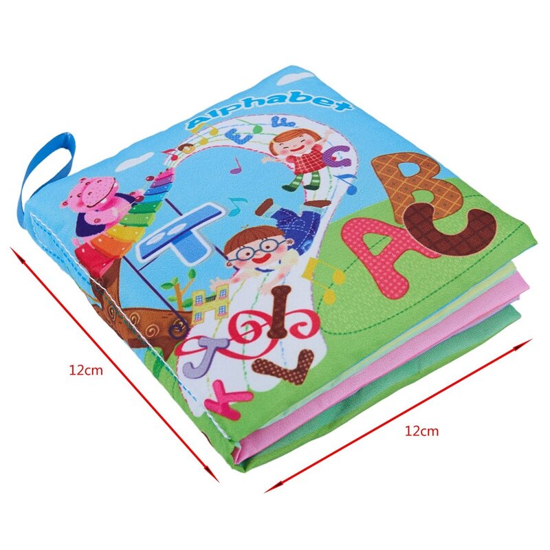 1x Milieu Doek Boeken Hard Om Gescheurd Engels Alfabet & 10Pcs Kinderen Puzzel Houten 3D Puzzel Houten Geometrische