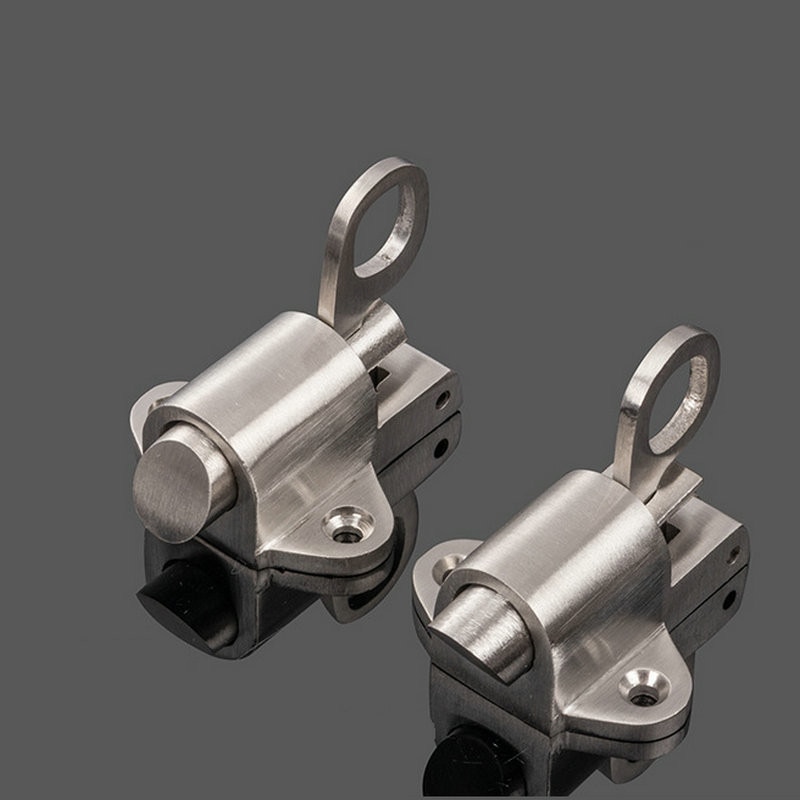 Loquet/boulon automatique à fermeture automatique, pour porte de balcon et fenêtre, quincaillerie de porte à ressort, en acier inoxydable