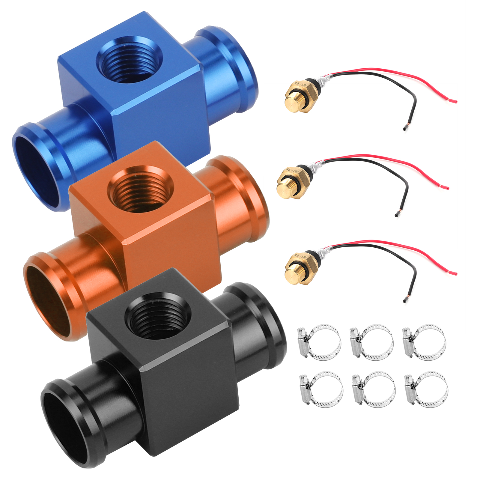 1pc termostat vandtemperaturafbryder radiatormåler radiatorslangeadapter kølevæskeblæsertemperaturføler til xr cr yz yzf kx rxf tc