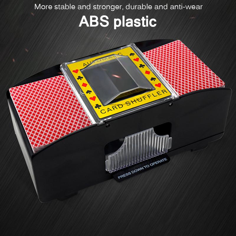 Jeu de cartes automatique électrique Poker Shuffle Machine jeu de société cartes à jouer divertissement de fête et jeux de cartes essentiels