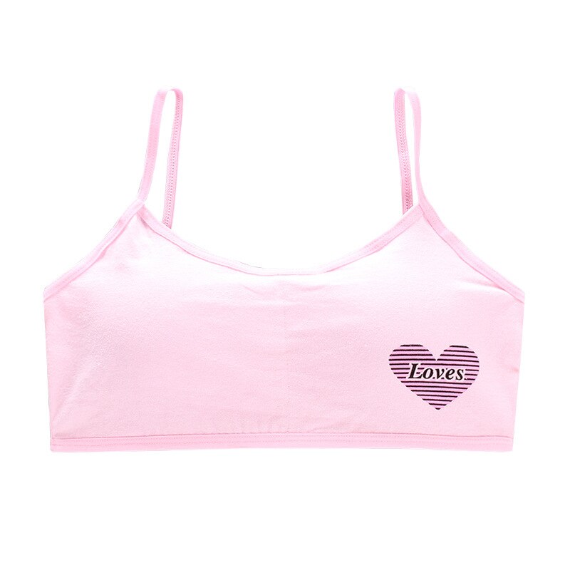 Ado Filles Soutien-Gorge 12 Sous-Vêtements pour Adolescent Enfants Sous-Vêtements Enfants Sous-Vêtements Lingerie 8-14T Étudiant Écolière Tube Top Topic Rose: Rose