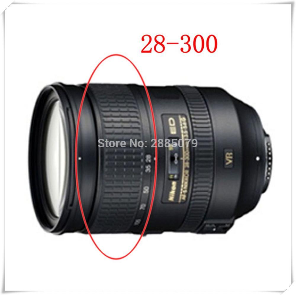 Super lens zoom rubberen ring rubberen grip rubber voor nikon af -s 28-300mm 28-300 mm f /3.5-5.6g ed vr reparatie onderdeel