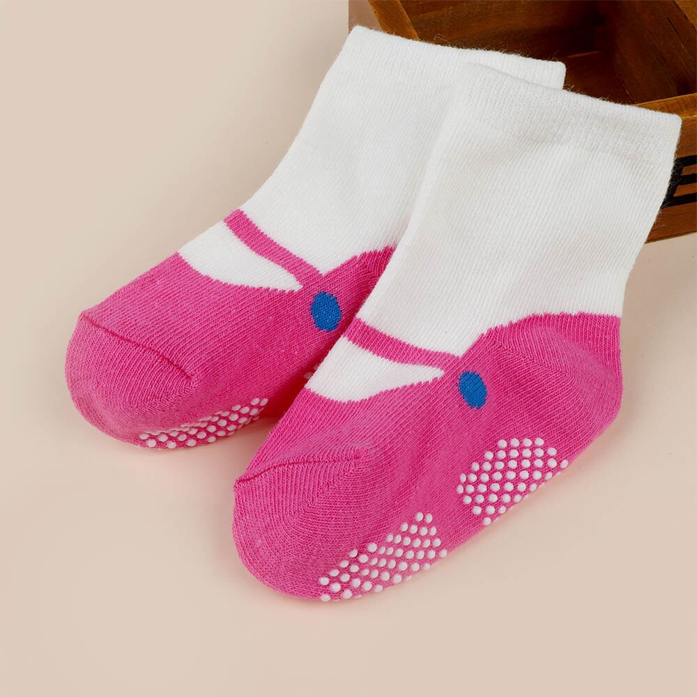 1 par Acessórios de Vestuário de Algodão Do Bebê Outono Inverno Infantil Das Crianças Das Meninas Do Bebê Meias Crianças Ballet Quente Skid Dança Meia