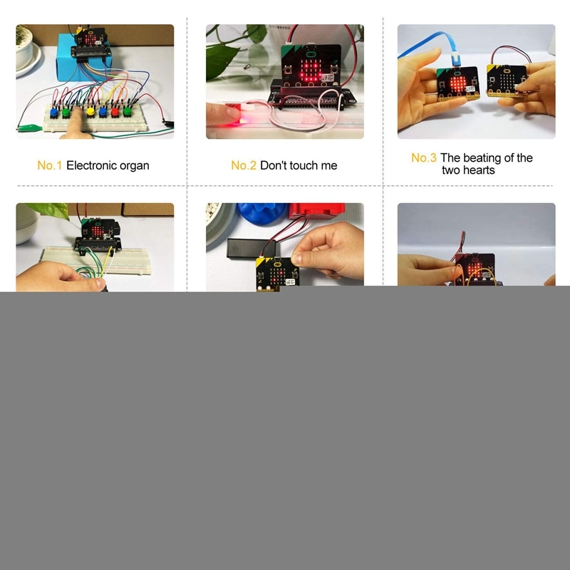 Micro: bit starter læringssæt til børn bbc micro-bit board grafisk programmerbar stamme legetøj elektronisk kit til 8+  børn med 23