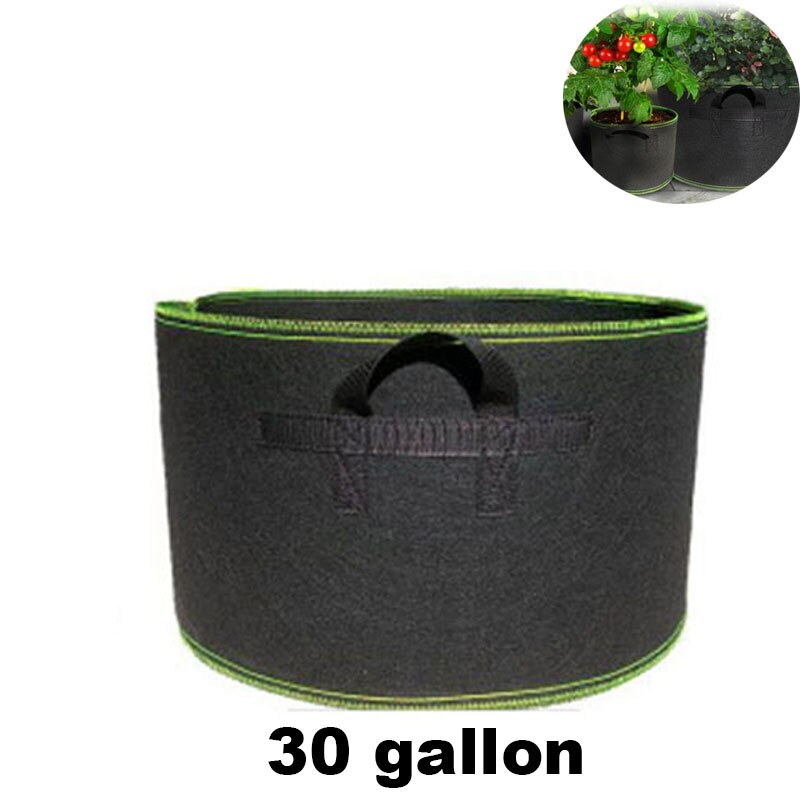 Plant Grow Bags Pot 15 20 25 30 Gallon Home Garden Tools Tree Strawberry Fabric Vegetable Jardin Growing Pots Gardening F20: 30 gallon C