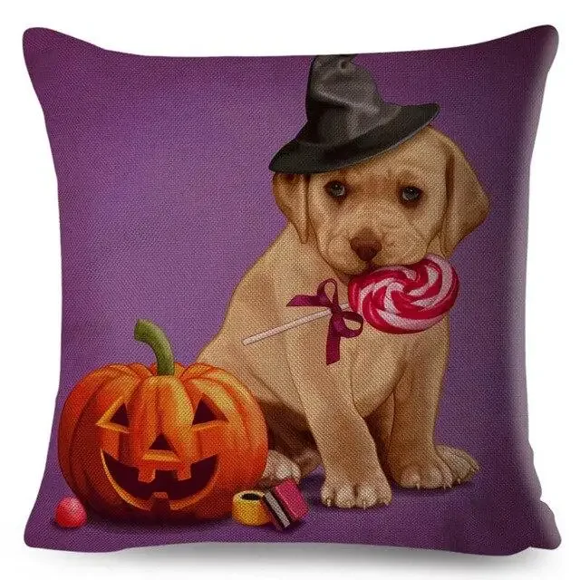 Farbe niedlichen Cartoon Haustier Hund Kissen bezug Kissen bezug Sofa Home Auto Dekoration Tier: MULTI
