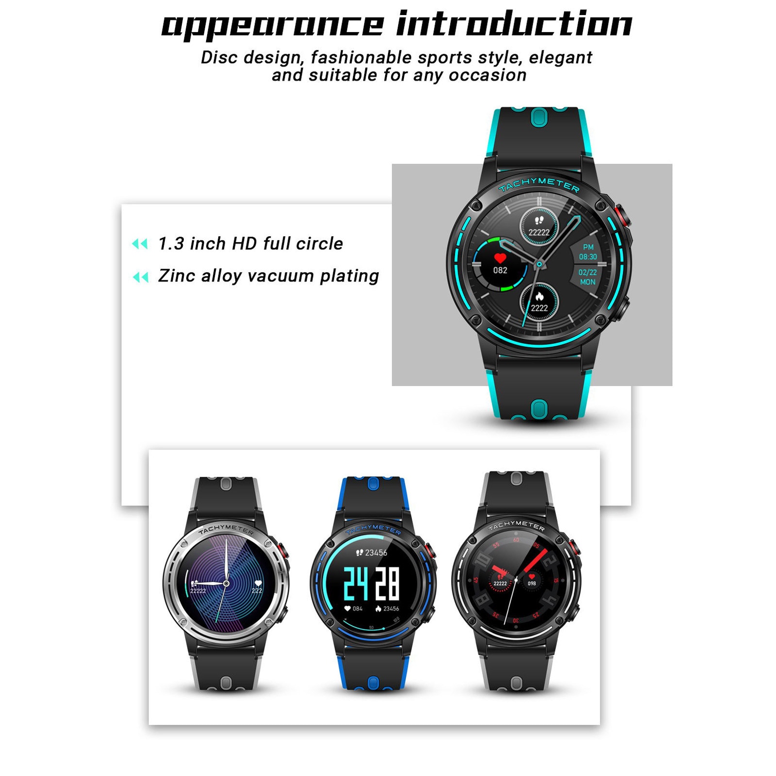GPS M6 Männer 1,3 Zoll 360MAH Bluetooth Anruf Kompass Barometer Smartwatch draussen Sport Wasserdichte Uhren Мужские Часы