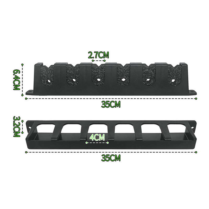 Supports de canne à pêche, support Vertical à 6 tiges, support mural modulaire pour Garage, présentoir de canne à pêche, cadre fixe