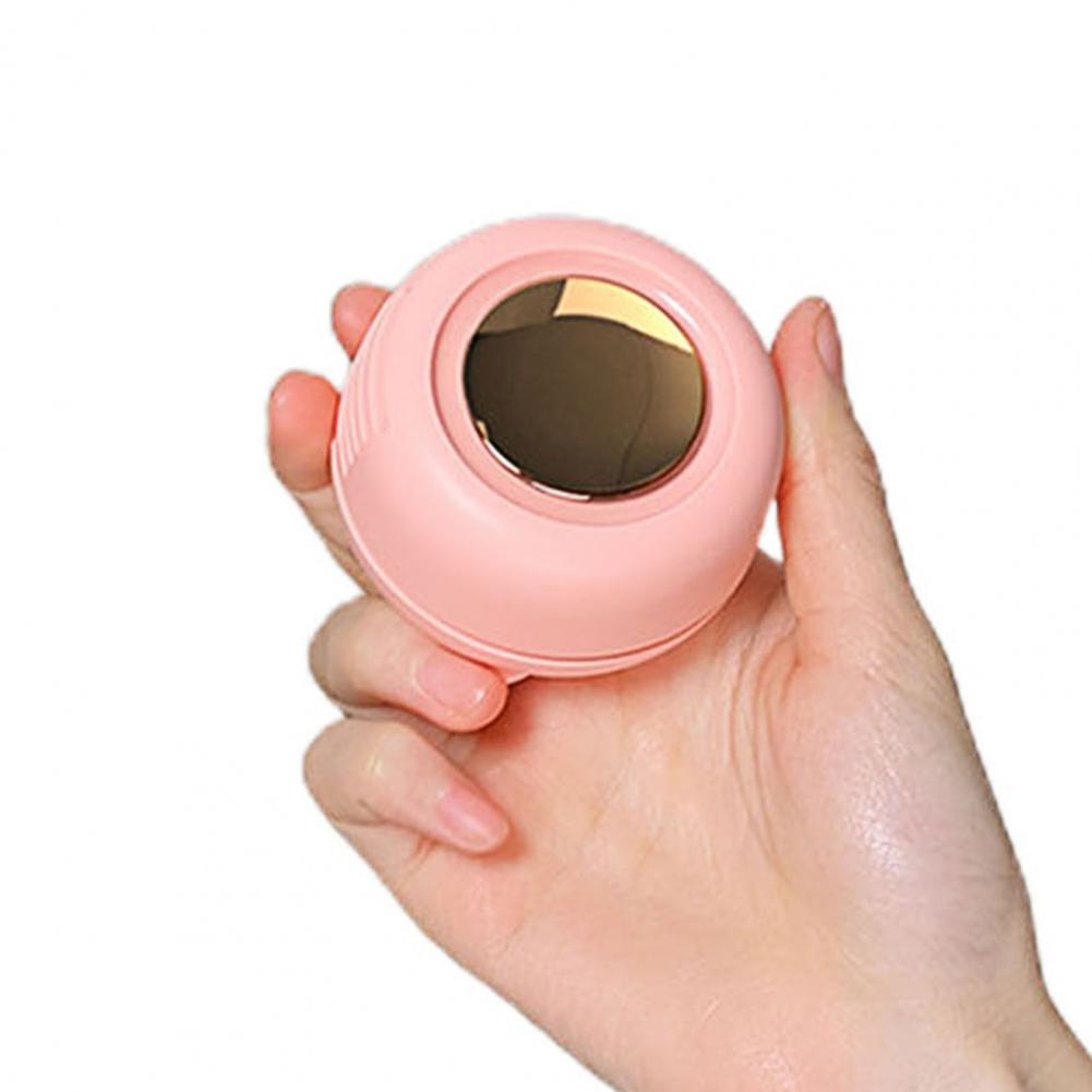 Usb Charged Fans Mini Handheld Fan Clip Adjustable Fawn Cartoon Electric Fan With Light Quiet Travel Outdoor Cooling Fans: Pink