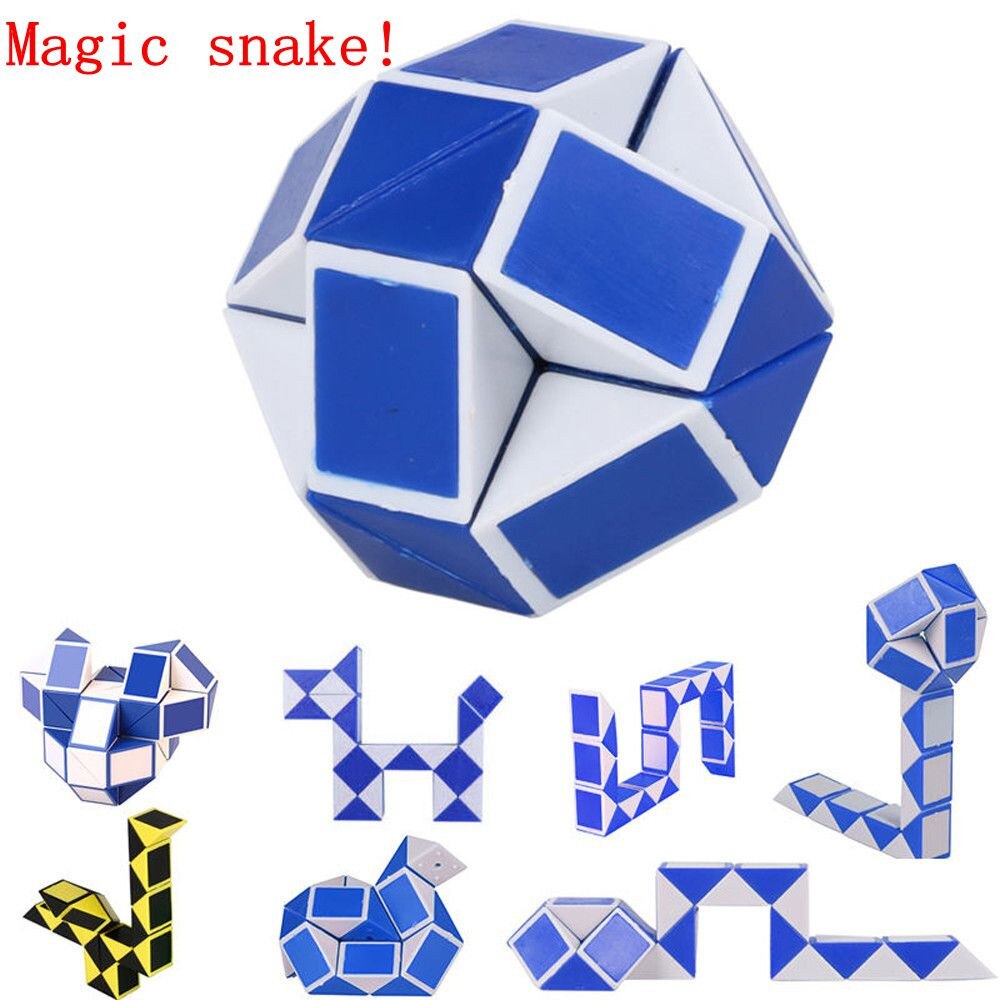 Sej slange magi sort populær twist børn spil transformerbare puslespil stress relief legetøj sjove børn  ye12.18
