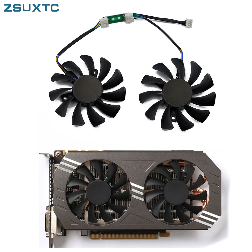 75MM GA81O2U GA81S2U GTX970 4G Cooler Fan Replacement For ZOTAC GeForce GTX 970 Graphics Card Cooling Fan