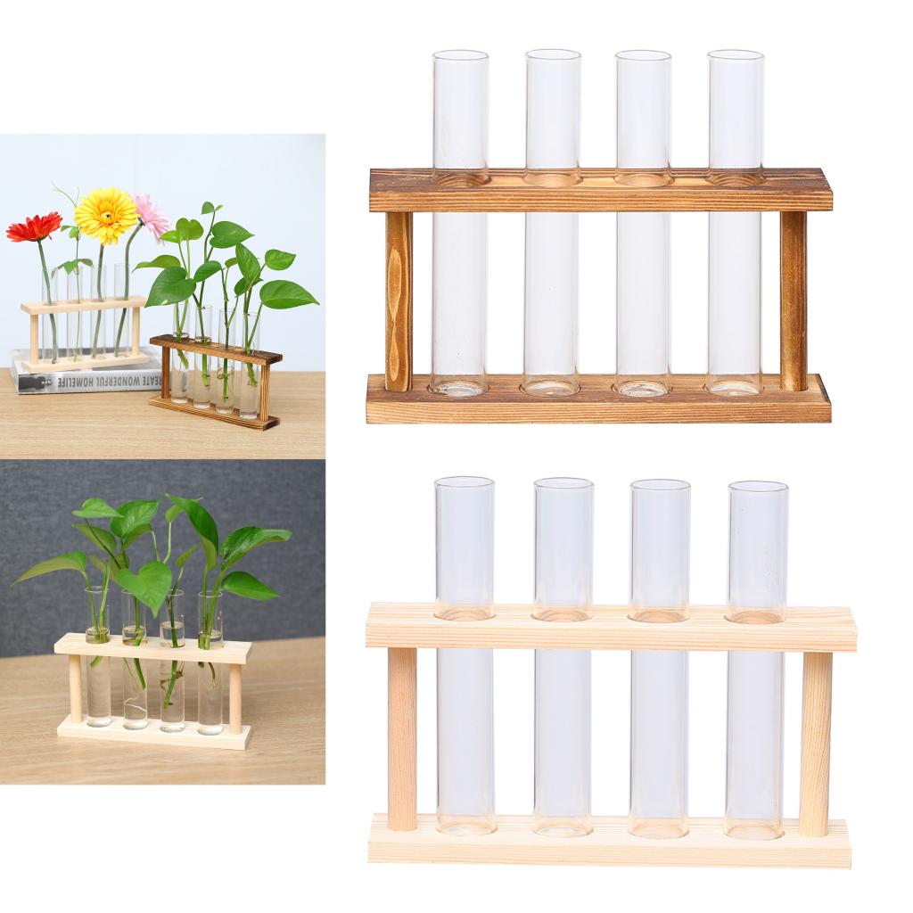 Vægmonteret hængende planter reagensglas terrarium blomstervase bordplade glasholder hydroponiske gode propagatorer til stiklinger