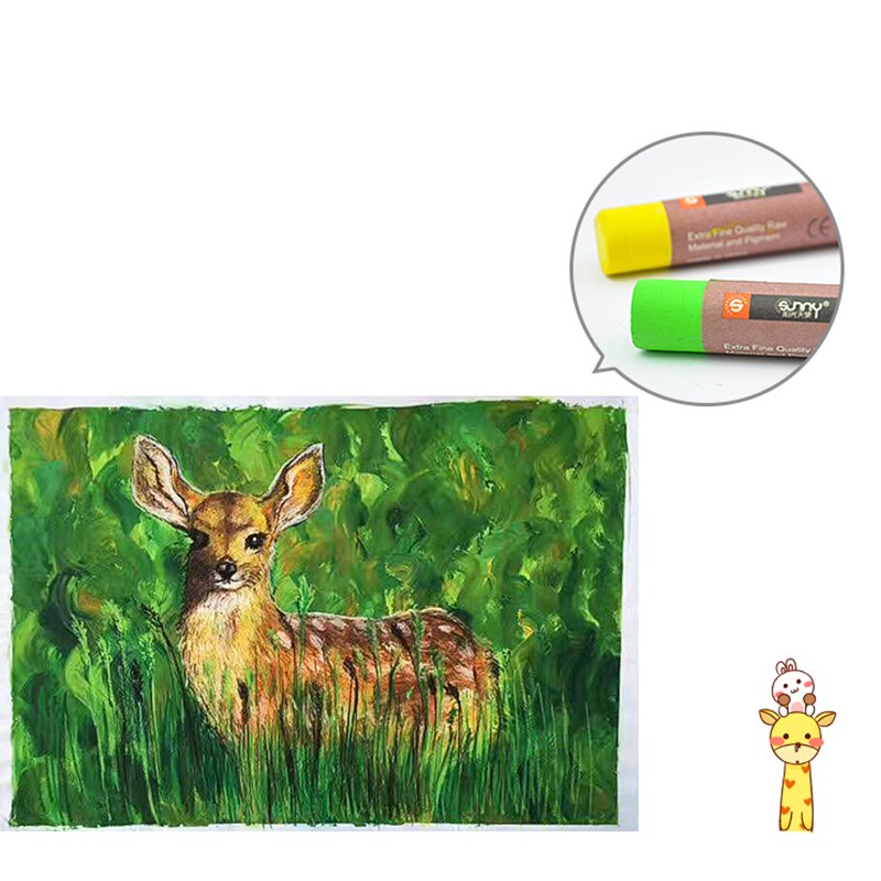36 Color Painting Pastel Oil Pastel Heavy Color Oil Pastel Soft Crayons Children's Brush Oil Painting