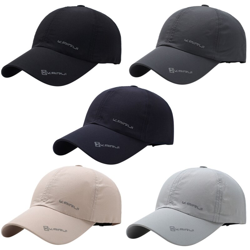 Summer Quick-drying Baseball Cap Mesh Breathable Sports Cap Men Women Casual Adjustable Sun Visor Snapback