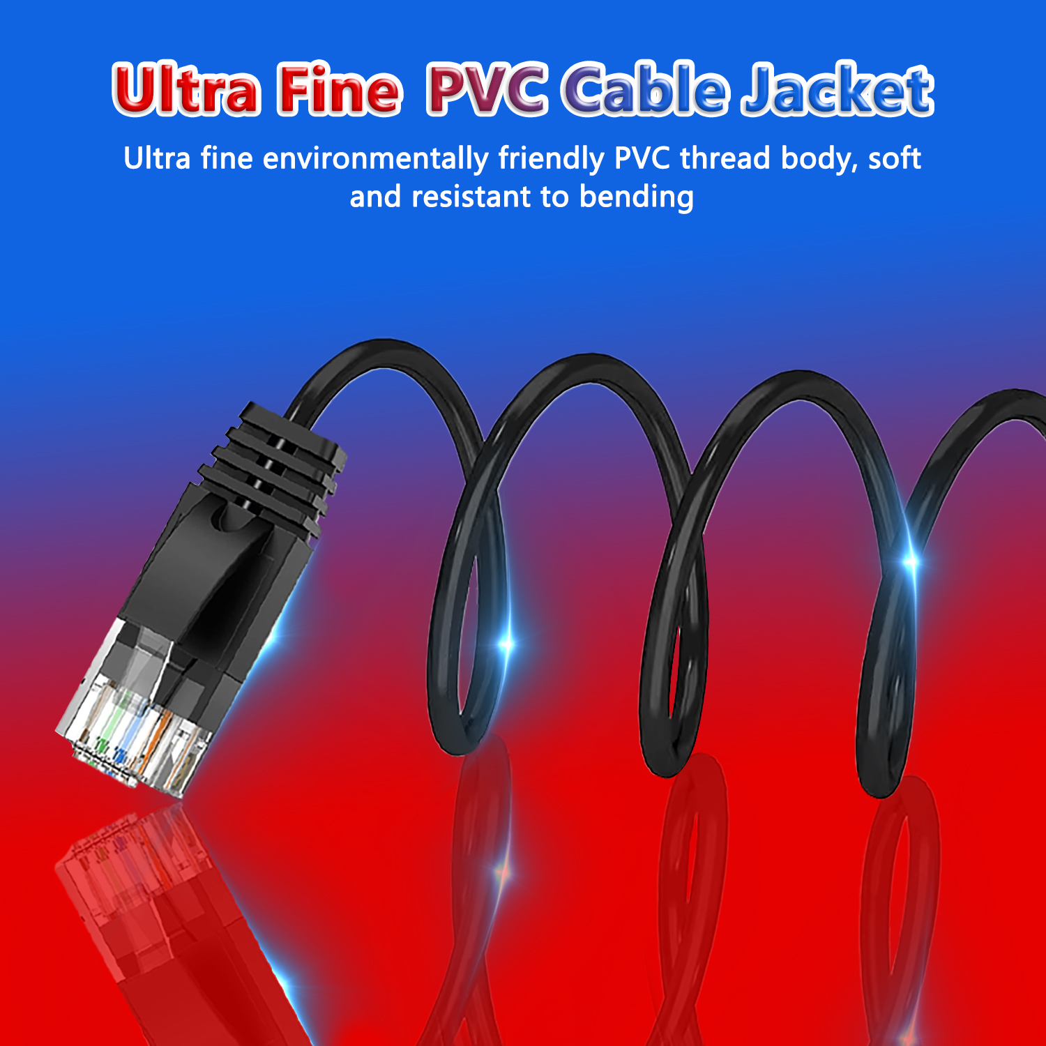 Cat6A Ethernet-kabel 10Gbps Slim Lan-kabel UTP Netwerk Patchkabel Voor PS PC Internet Modem Router Cat 6a Kabel Ethernet