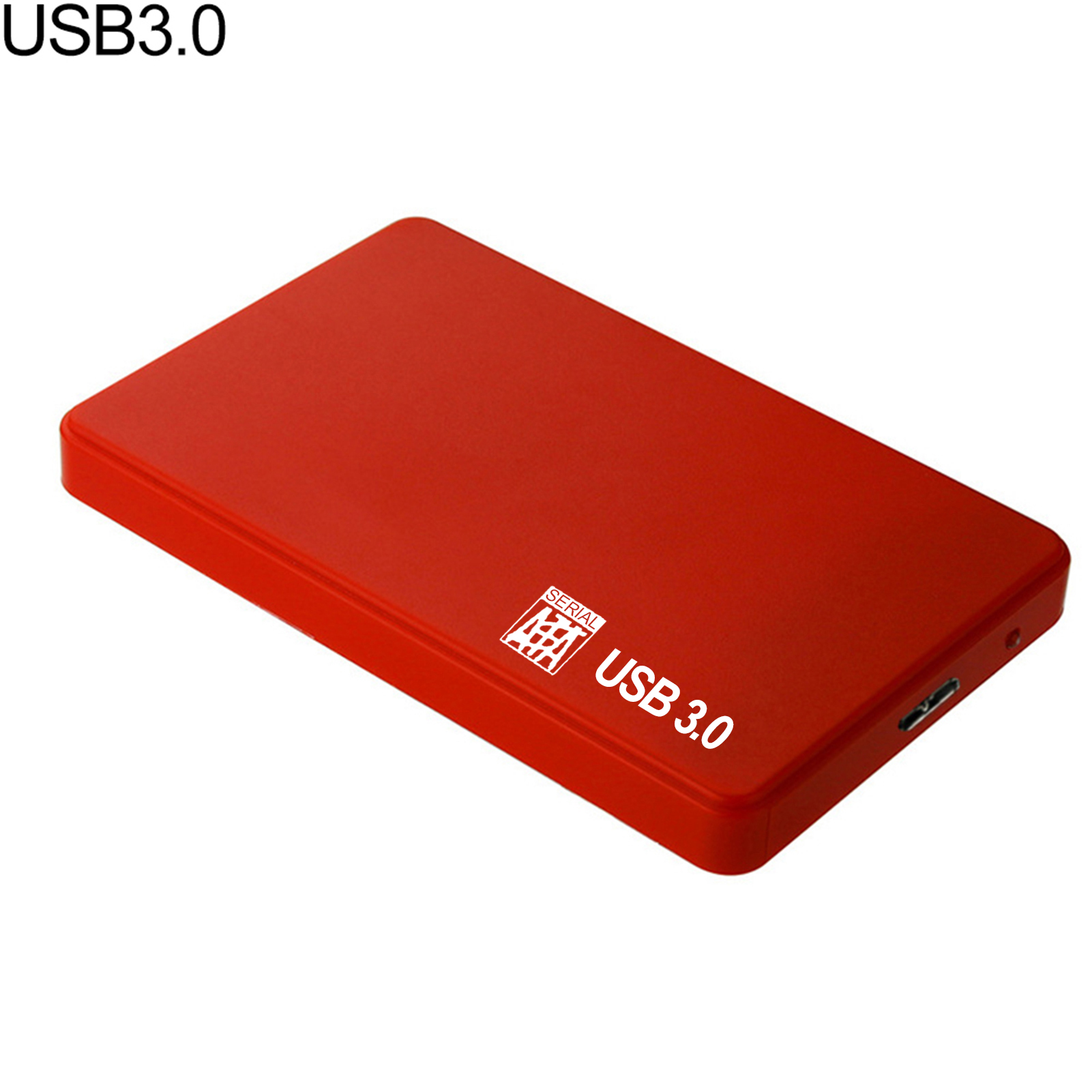 USB3.0 2.0 2.5inch SATA HDD SSD Enclosure Laptop Computer Mobile Hard Disk Case Box 2T: Blue