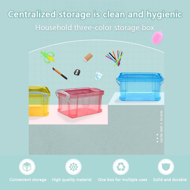 Waterproof Index Cards Holder 500 Cards Capacity Flashcards Storage Container