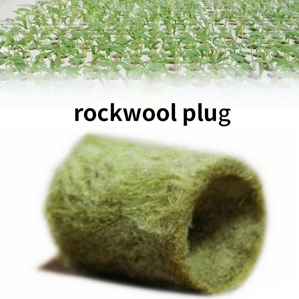 Garden Plant Soilless Culture Substrate Rock Wool Plug Single Hole Growing Rock Wool for Hydroponic Propagation