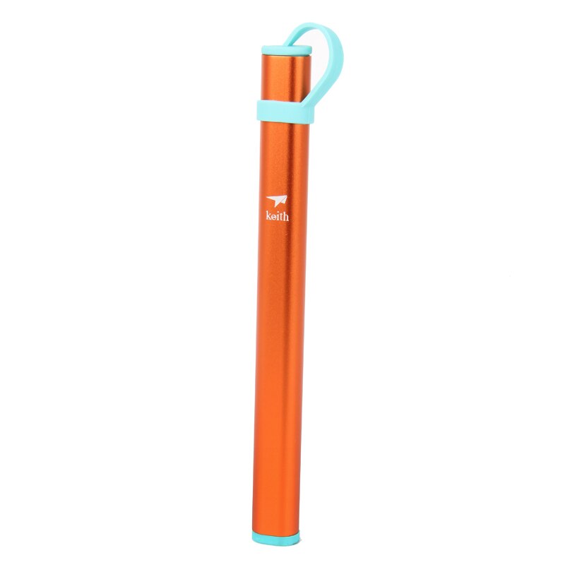 Keith Chopsticks Storage Tubes Aluminum Box Case For Titanium Chopsticks Storage Box Without Chopsticks 5 Colors Ti5800: Orange